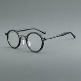 Tate Vintage Acetate Glasses Frame Round Frames Southood Black
